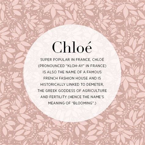 chloe name meaning french.